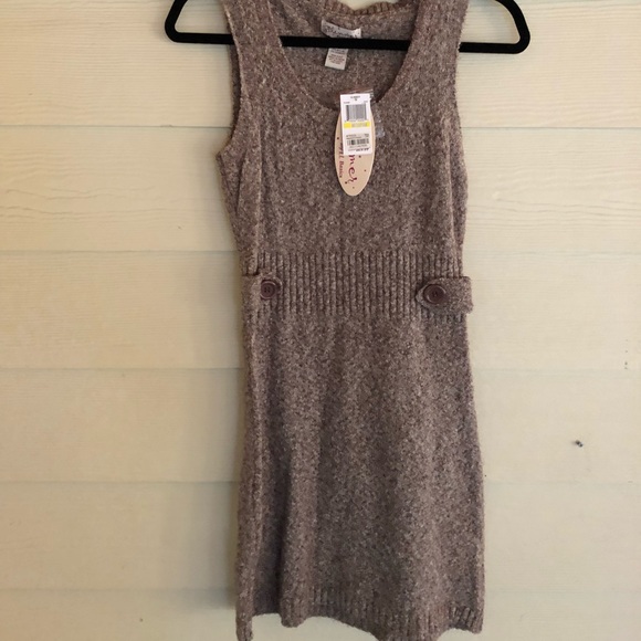 Glimmer by JJ Basics Brown Dress MEDIUM - Picture 2 of 3